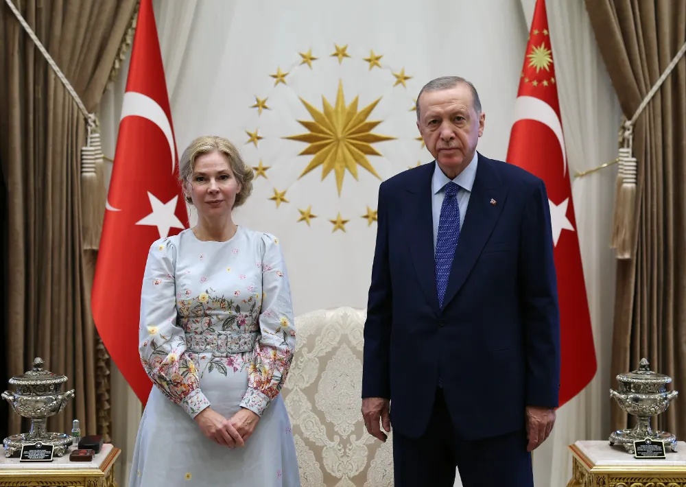  Cumhurbaşkanı Erdoğan, İsveç Büyükelçisi Malena Mard’ı kabul etti 