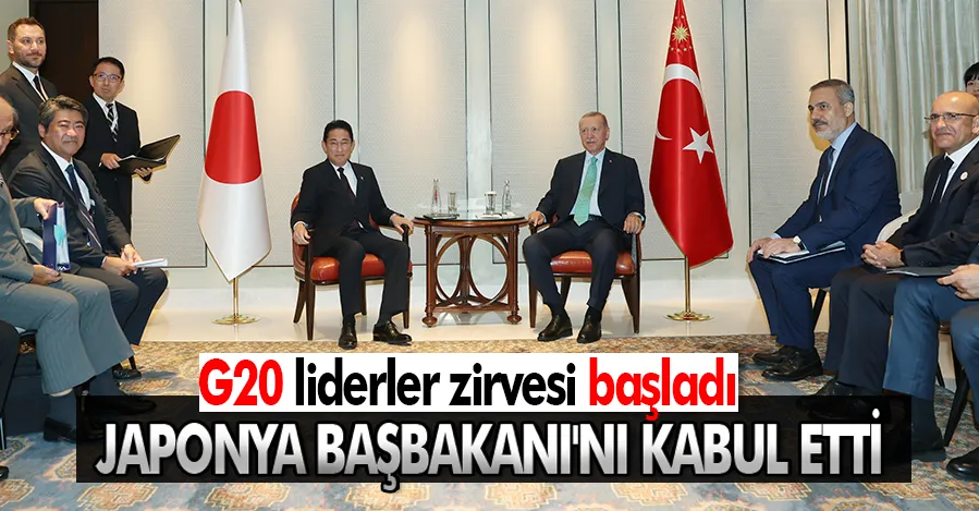 Cumhurbaşkanı Erdoğan, Japonya Başbakanı Kishida ile görüştü   