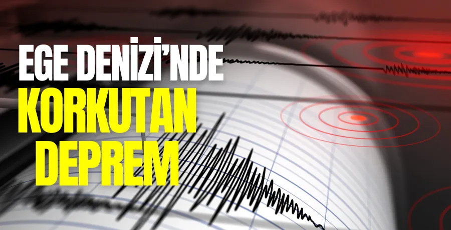 İzmir açıklarında 5,1 büyüklüğünde deprem