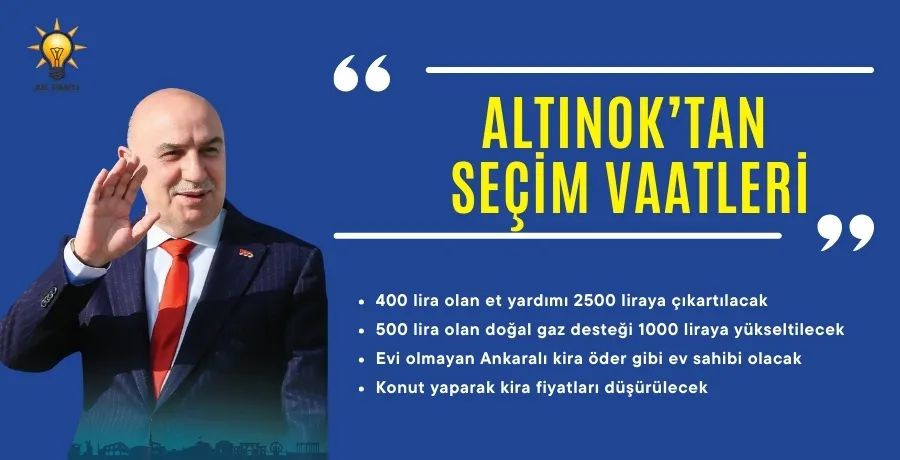 Ankara Büyükşehir Belediye Başkan Adayı Altınok