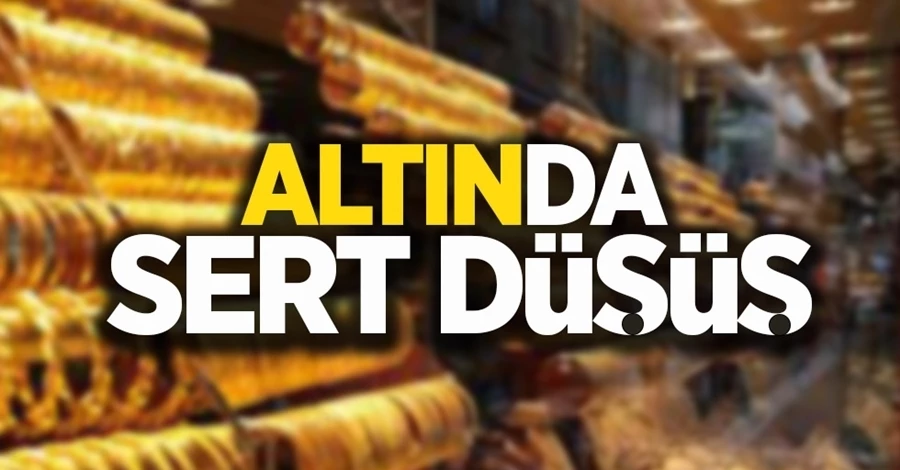 ALTINDA SERT DÜŞÜŞ!