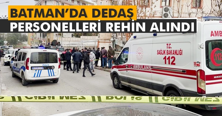 Batman’da DEDAŞ personelleri rehin alındı