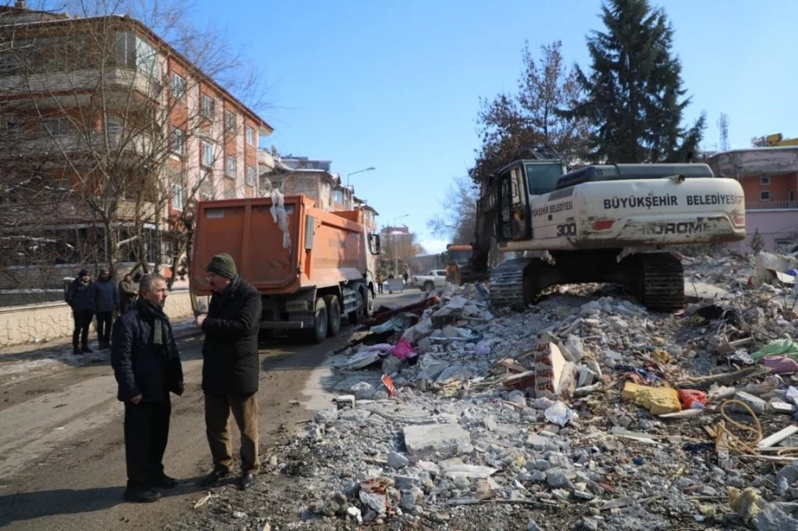 Afet bölgesine alt yapı desteği
