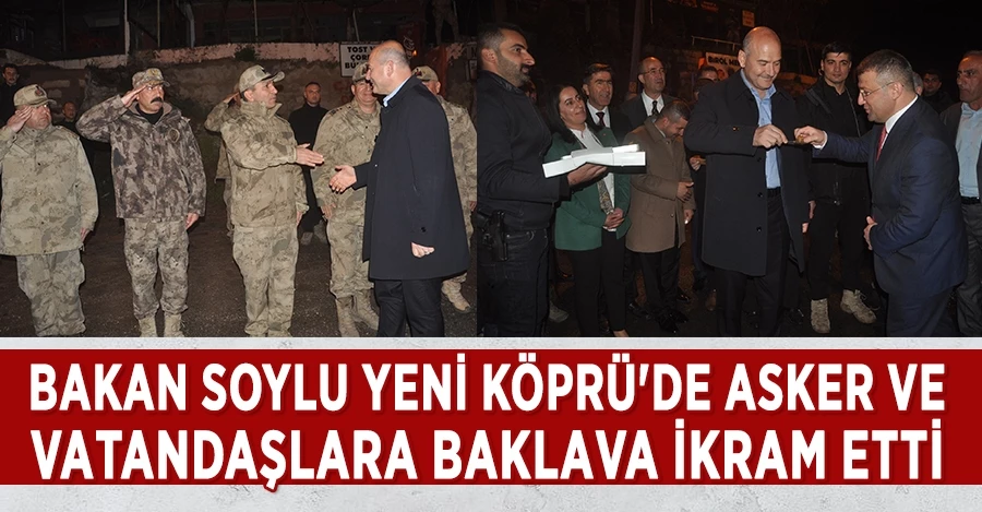 Bakan Soylu, Yeni Köprü