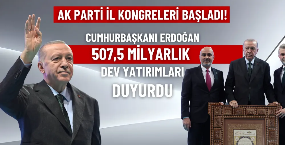 AK Parti il kongreleri başladı