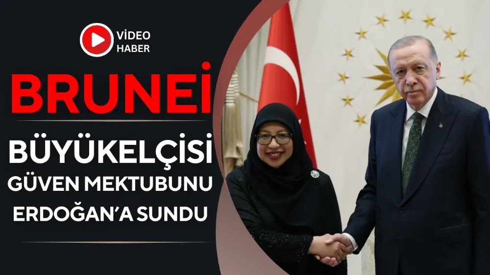 Brunei Büyükelçisi güven mektubunu Erdoğan