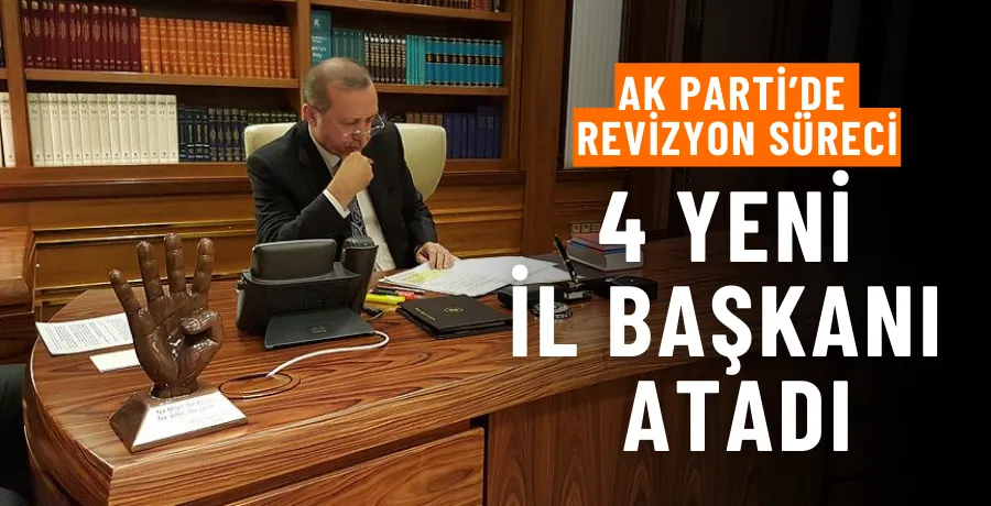 AK Parti 4 ilde il başkanlığına yeni atamalar gerçekleştirdi