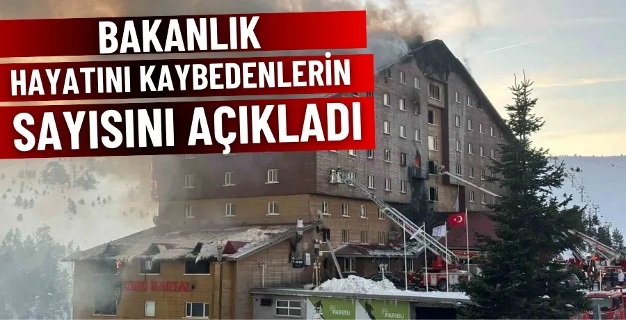 Bakanlık hayatını kaybedenlerin sayısını açıkladı