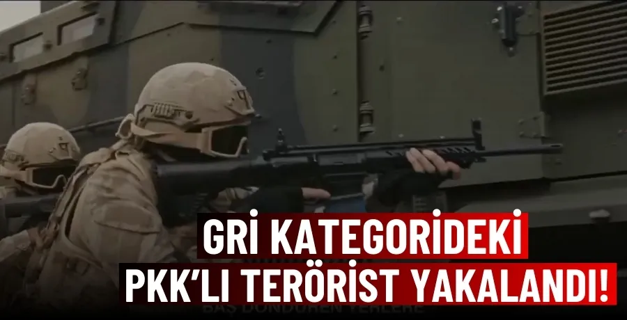 Gri kategorideki PKK’lı terörist yakalandı!