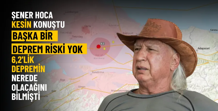 Prof. Dr. Şener Üşümezsoy: Başka bir deprem riski kalmadı